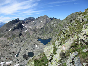 Panorama dal Colletto verso il Lago Gelt