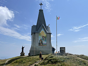 Il Monumento al Redentore sul Castel Bertino