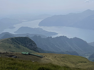 Il Lago d'Iseo e la Malga Palmarusso di Sopra