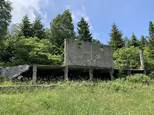 I ruderi della Capanna Ilaria