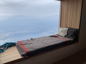 Letto con vista panoramica