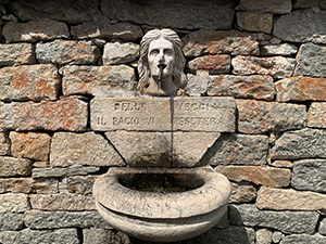 La fontana accanto al rifugio