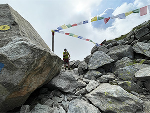 Al passo del Colle della Vecchia