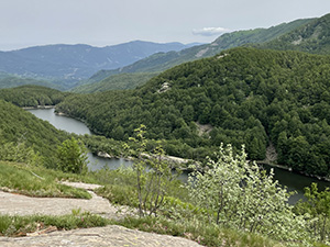 Punto panoramico sui due Laghi Gemini