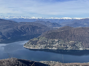 Panorama sul Lago di Lugano