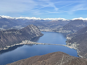 Panorama sul Lago di Lugano