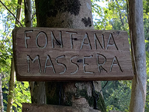 Quarto itinerario - Fontana a 50 m.