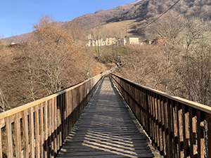 Il ponte sul Torrente Breggia (confine italo-elvetico)