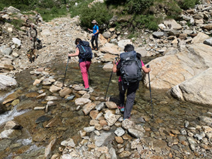 Il guado del Torrente Oropa