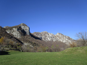 Panorama lato nord: Corno Rat e Moregallo